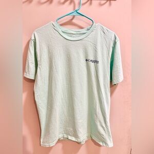 Columbia PFG Graphic Tee in Mint Green